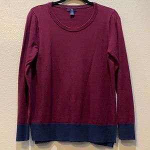 Gap, long sleeve sweater, size S